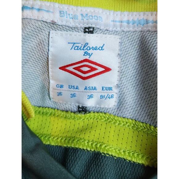 MANCHESTER CITY 2011-2012 ORIGINAL GOALKEEPER JERSEY Sz 36 EUC Umbro Ethiad Air - Picture 6 of 7